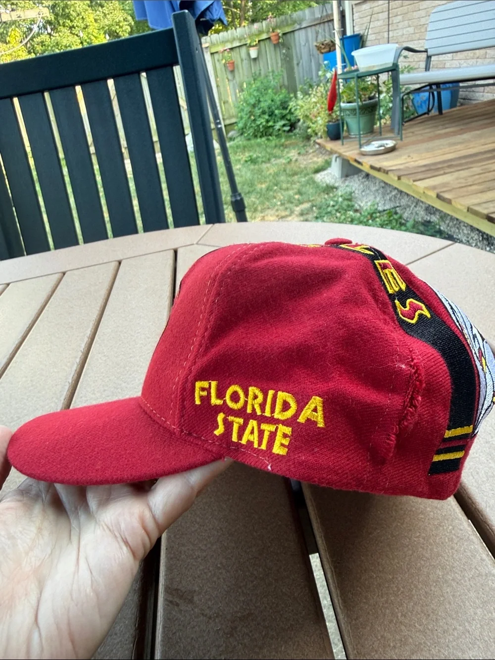 Florida State Seminoles Vintage 90s Wool Embroidered Hat The Game